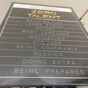 Zero Talent Wall Board